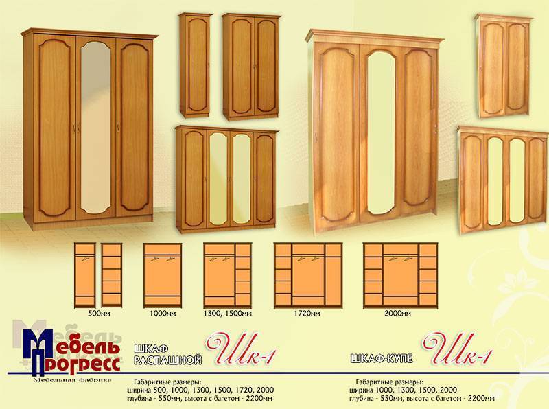 шкаф распашной «шк-1» в Абакане