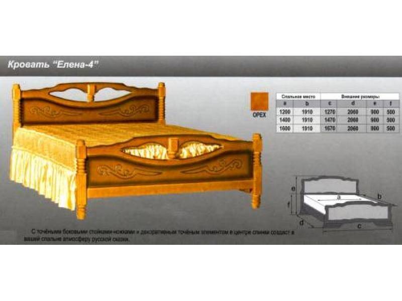 кровать елена 4 в Абакане