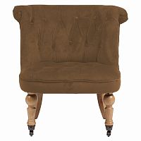 кресло amelie french country chair коричневое в Абакане