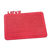 разделочная доска happy board love, красная в Абакане