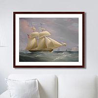 картина: the topsail schooner, 1838г. в Абакане