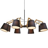 подвесная люстра arte lamp pinoccio a5700lm-8bk в Абакане