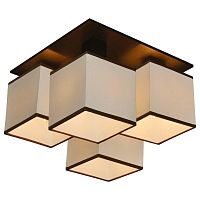 потолочная люстра arte lamp quadro a4402pl-4bk в Абакане