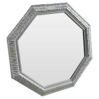 зеркало серебряное восьмиугольное с декором sparkle silver в Абакане
