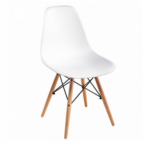 стул деревянный eames pc-015 white в Абакане