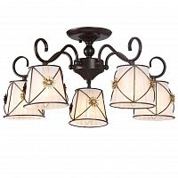 потолочная люстра arte lamp 72 a5495pl-5br в Абакане