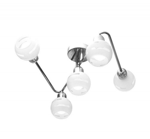 потолочная люстра idlamp agostina 361/5a-whitechrome в Абакане