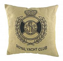 подушка с гербом королевского royal yacht club в Абакане