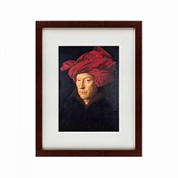 картина: portrait of a man in a chaperon (self-portrait), 1433 в Абакане