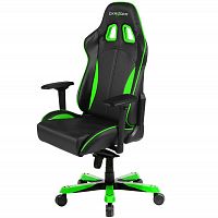 кресло геймерское dxracer king ks57 черно-зеленое в Абакане