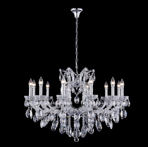 подвесная люстра crystal lux hollywood sp12 chrome в Абакане