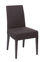 стул aylso dining chair кожа тёмно-коричневая в Абакане