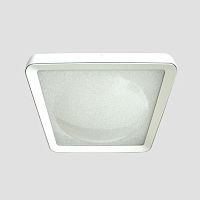 потолочный светодиодный светильник ambrella light orbital crystal sand fs1216 wh/wh 72w+29w d500*500 в Абакане