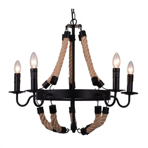 подвесная люстра arte lamp marsiglia a8956lm-5bk в Абакане