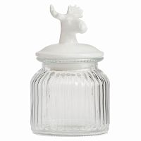 декоративная банка с крышкой deer маленькая в Абакане