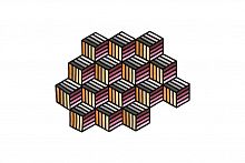 ковер parquet hexagon orange 305x188 от gan в Абакане