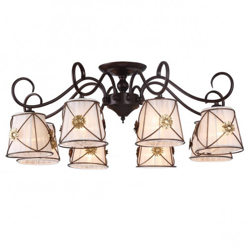 потолочная люстра arte lamp 72 a5495pl-8br в Абакане