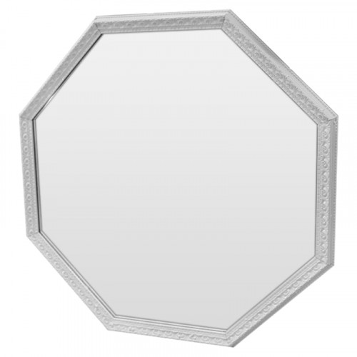 зеркало белое восьмиугольное white delight в Абакане