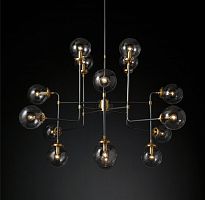 люстра bistro 16 черная, бронза в Абакане