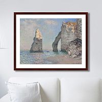 картина: the rock needle and the porte d'aval, 1885г. в Абакане