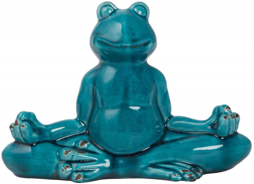 декор frog blue meditation в Абакане