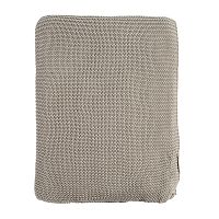 плед жемчужной вязки серого цвета в Абакане