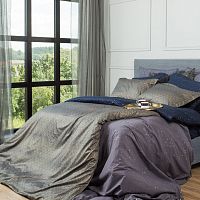 комплект постельного белья decoflux сатин 1.5 спальный twist dark в Абакане