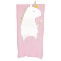 плед единорог 60*120 св.астра+белый в Абакане