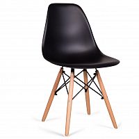 стул деревянный pc-015 черный (eames style) в Абакане