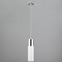 подвесной светильник eurosvet double topper 50135/1 led хром/белый в Абакане