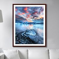 картина iceland coast 100х78,5 см в Абакане