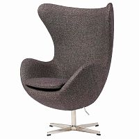 кресло egg chair серое в Абакане