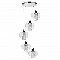 дизайнерская подвесная люстра spot light cordia 1192528 хром в Абакане