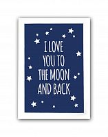 постер to the blue moon and back а4 в Абакане