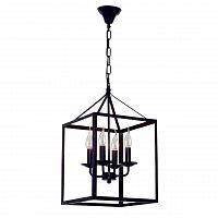 дизайнерская подвесная люстра spot light cage 9810404 черная в Абакане