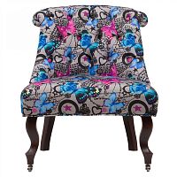 кресло мягкое amelie french country chair бабочки в Абакане