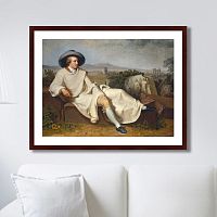 картина: goethe in the roman campagna, 1787г. в Абакане
