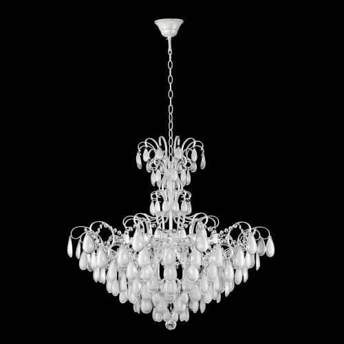 подвесная люстра crystal lux sevilia sp9 silver в Абакане