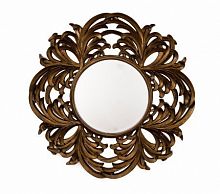 зеркало круглое большое в резной раме round leaf в Абакане