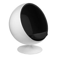 кресло eero aarnio style ball chair черное в Абакане