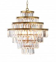 люстра alaine 50 латунь, прозрачное стекло в Абакане