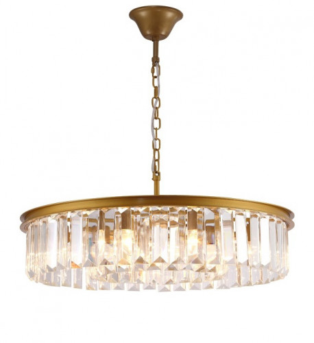 люстра prism bronze 80 латунь, прозрачное стекло в Абакане