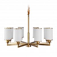 люстра brch9040-8 от delight collection белая/золото в Абакане