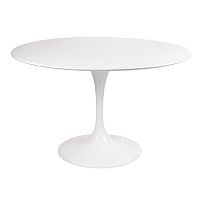 стол eero saarinen style tulip table mdf d110 глянцевый белый в Абакане