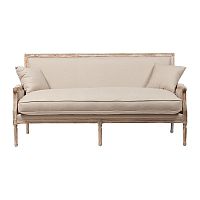 диван auguste salon bench with burlap прямой бежевый в Абакане