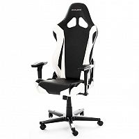 кресло геймерское dxracer racing черно-белое в Абакане