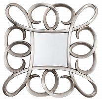 зеркало серебряное квадратное в фигурной раме silver swirl frame от rvastley в Абакане