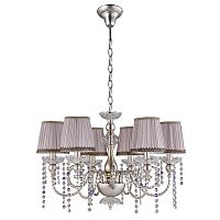 подвесная люстра crystal lux alegria sp6 silver-brown в Абакане