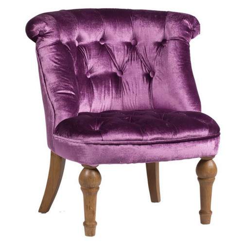 кресло sophie tufted slipper chair сиреневое в Абакане