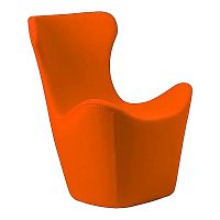 кресло papilio lounge chair оранжевое в Абакане